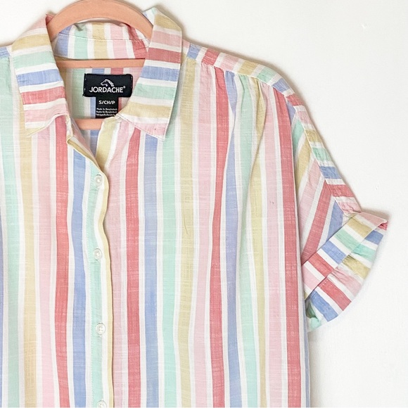 Vintage JORDACHE striped blouse